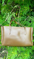 Liora Olive Green Tote Bag